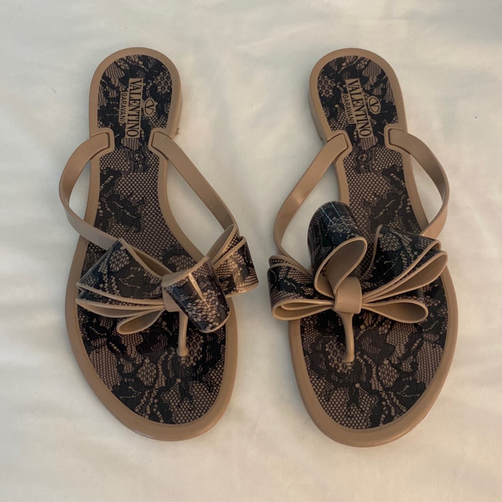 Valentino bow flip flops - Size 38